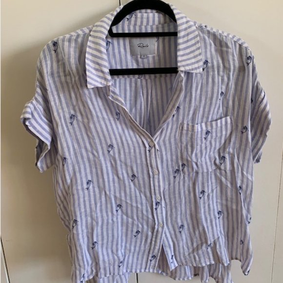 SOLD OUT! RAILS MERMAID STRIPE WHITNEY TOP - Picture 1 of 1